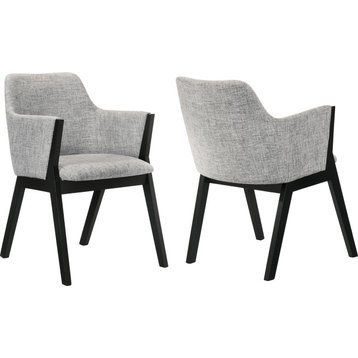Renzo Dining Chairs (Set of 2) - Gray, Black