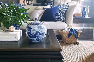Living room - transitional living room idea in Other