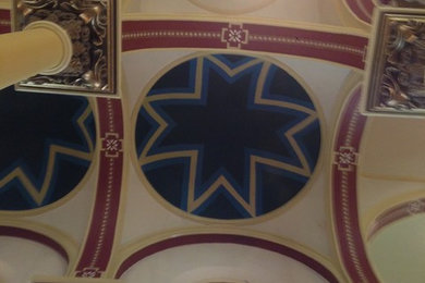 Example of an arts and crafts hallway design in New York