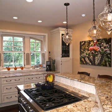 Classic Philadelphia Kitchen Remodel | Elegant Cream Cabinetry & Granite Counter