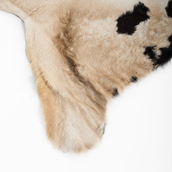 Luxury Natural Cowhide Area Rug,Handmade, Gray, Brown, Black, White, Large 7'7"x - Area Rugs
