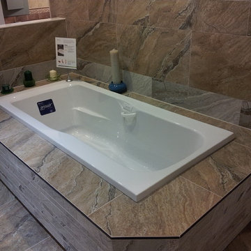 Varenna Wall and Floor Tile with Bain Ultra Thermo Massage Tub