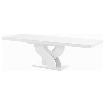 BELLE Dining Table, White