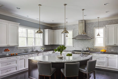 Inspiration for a transitional kitchen remodel in Chicago