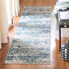 Safavieh Madison Mad460K Organic and Abstract Rug, Gray and Blue, 11'0"x11'0" Square