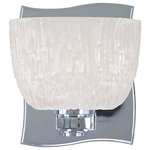 Hudson Valley Lighting - Hudson Valley Lighting 2661-PC Cove Neck - One Light Bath Vanity - Cove Neck One Light  Polished Chrome Clea *UL Approved: YES Energy Star Qualified: n/a ADA Certified: n/a  *Number of Lights: Lamp: 1-*Wattage:75w Halogen bulb(s) *Bulb Included:Yes *Bulb Type:Halogen *Finish Type:Polished Chrome