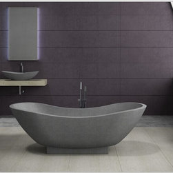 designer stone bathroom ware from the pietra bianca collection - Bathtubs