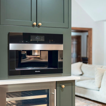 Chef's Kitchen with High End Appliances & Built-in Espresso Maker