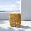Volta Accent Table, Curry Yellow Cord