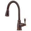 Adams Copper 33" Single Bowl Farmhouse Undermount Kitchen Sink with Faucet