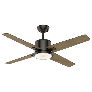 Casablanca 52" Axial Noble Bronze Ceiling Fan With Light and Wall Control