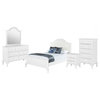 Picket House Furnishings Jenna 5 Piece Full Kids Bedroom Set in White