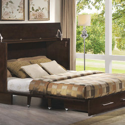 Arason Creden-ZzZ Flip Top Cabinet Bed | Original Coffee - Murphy Beds