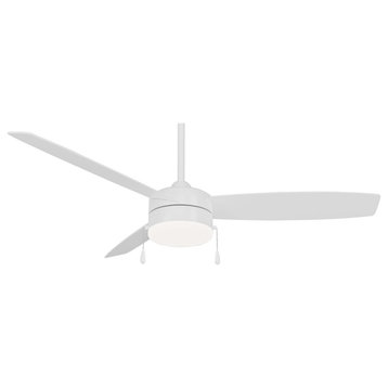 Minka-Aire Airetor III LED 54" Ceiling Fan F670L-WHF - Flat White