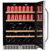 EdgeStar CWB8420DZ 24"W Wine and Beverage Cooler 84 Can and 22 - Stainless