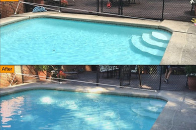Pool Deck Before After