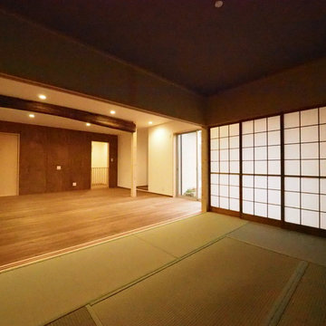 和モダンにこだわった木の住まい