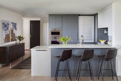Kitchen - contemporary kitchen idea in Denver