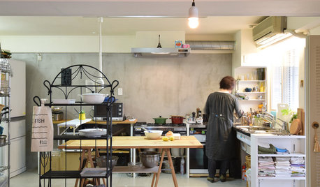 コックピット的使いやすさと自由度の高い設計。人気料理家、渡辺麻紀さんのキッチンアトリエ