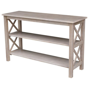 Hampton Console Table, Washed Gray Taupe