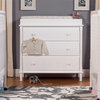 DaVinci Jenny Lind 3-Drawer Spindle Baby Dresser in White