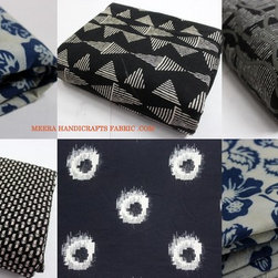 block print cotton fabric new print handmade cotton hand block - Curtain Fabric