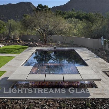 Arizona Glass Tile Pool, Waterline, and All Tile Spa