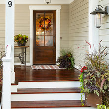 outside the front door
