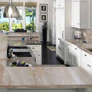 Breccia Oniciata Marble Kitchen