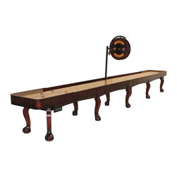 22' Mahogany Edmore Shuffleboard Table w/ Claw Legs - Products