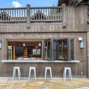 Vandevert Ranch Historic Homestead with NanaWall Aluminum Clad Folding Doors