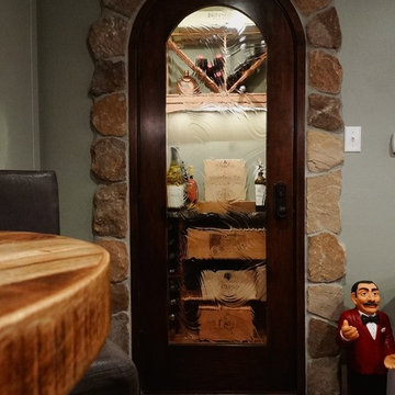 Lower Level Remodel with Wine Cellar in Wauwatosa