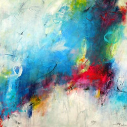 "Free As A Bird" 36 x 36 Acrylic on Canvas Original by Hilma Koelman - Paintings