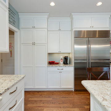 Festive White Kitchen - New Construction