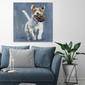 "Love to Play" Painting Print on Wrapped Canvas