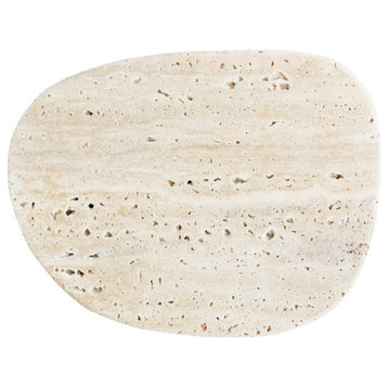 Travertine Cheese and Serving Board, Natural