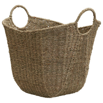 Natural Seagrass Basket With Handles