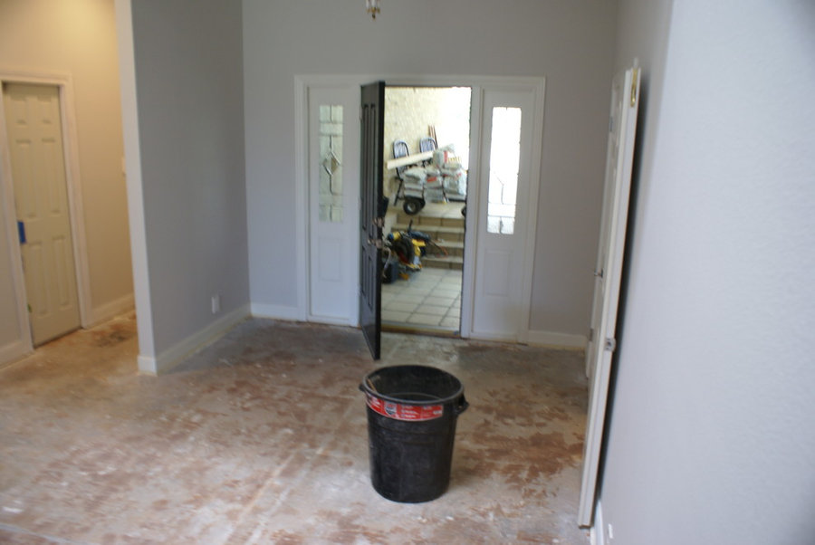 Westlake dark wood floors