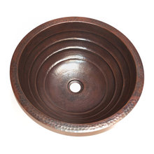 Tornedo Bathroom Copper Sink