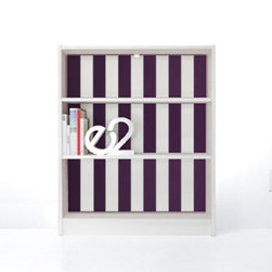 PANYL Plum Thick Stripes for IKEA BILLY - Home Decor
