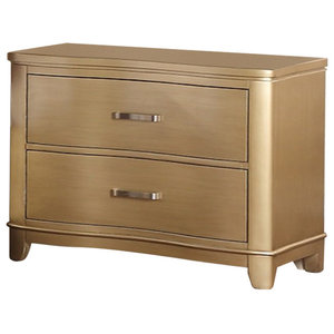 Bentwood Pine Wood Plywood Birch Veneer Chest Gold