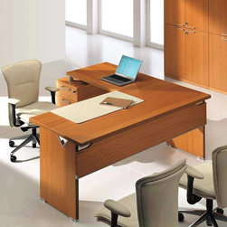 Tai Wood Contemporary Office Desk by Uffix - Desks And Hutches