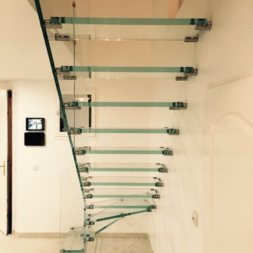 Escaliers en verre