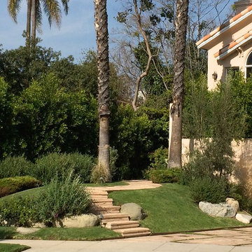 Shades Of Green Front Yard Garden Landscape Design