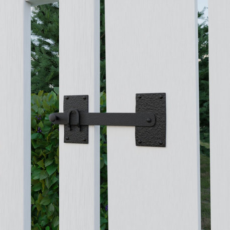 Black Iron Gate Latch Fence Gate Latch Lock 12 Inch |