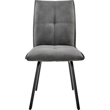 Rylee Dining Chair (Set of 2) - Charcoal