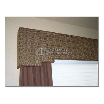 Window treatments with Cornice Boards