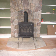 wood stove surrounds