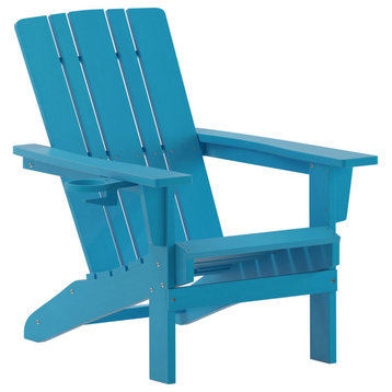 Blue Patio Chair - Cupholder