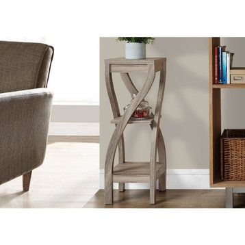 Accent Side Table, Dark Taupe